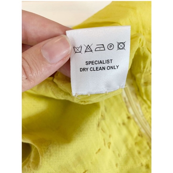 Free People Yellow A-Line Skirt - Picture 6 of 7